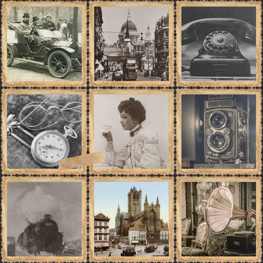 Brown Vintage Photo Collage Inspirational Instagram Post